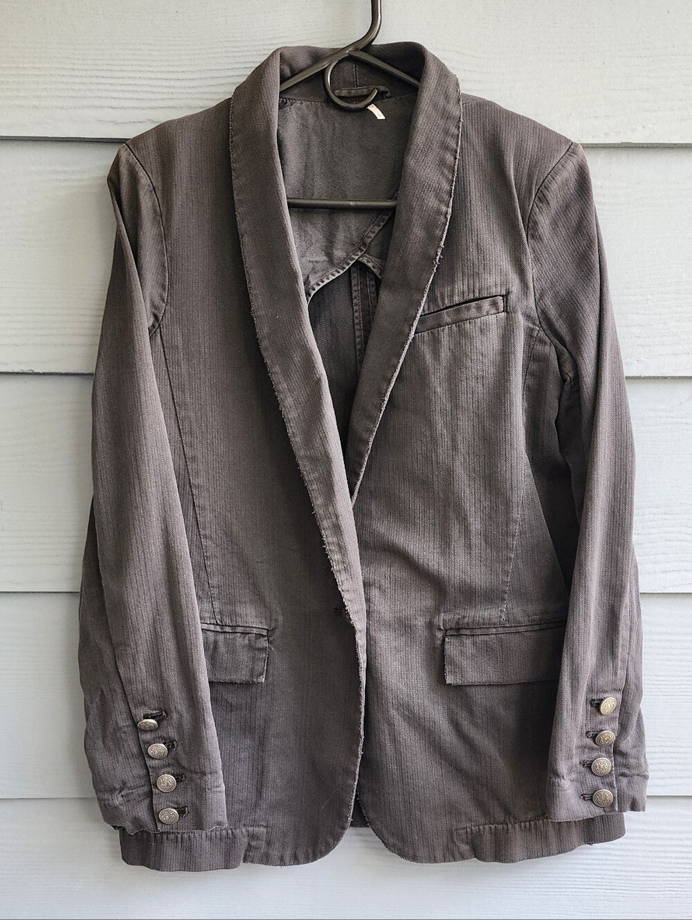 Free People Utility Blazer Sz Small NEW
